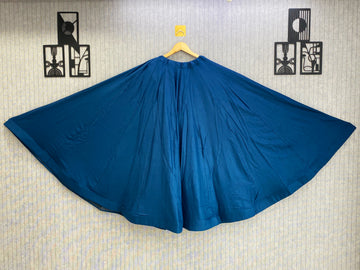 Plain Rayon Lehenga Skirt – 8 Meter Flair, Free Size | BL - 6795