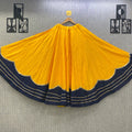 Mustard Yellow–Navy Blue