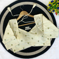 OFF White Khadi Cotton Designer Blouse | Wedding & Festive Wear - BN 6567