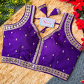 Latest Slub Silk Embroidery Blouses – Trendy & Affordable Wholesale Collection
