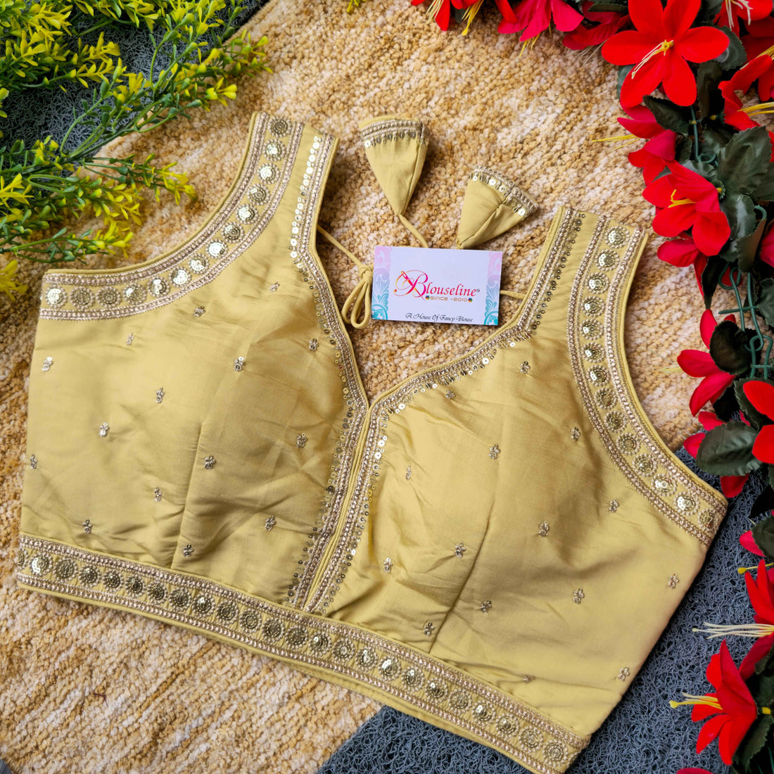 Latest Slub Silk Embroidery Blouses – Trendy & Affordable Wholesale Collection