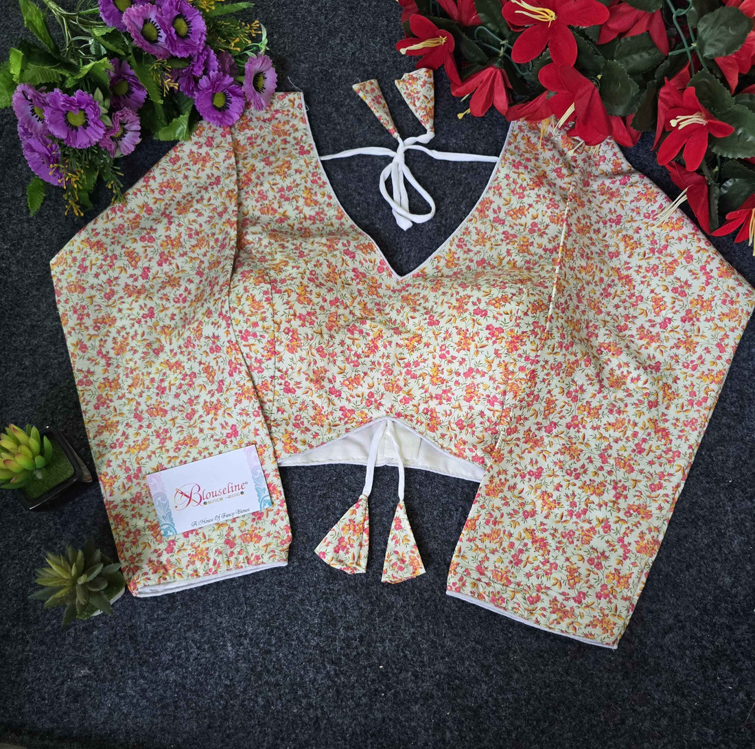 Trendy Camric Cotton Soft Mill Print Blouse Collection at Wholesale Rates