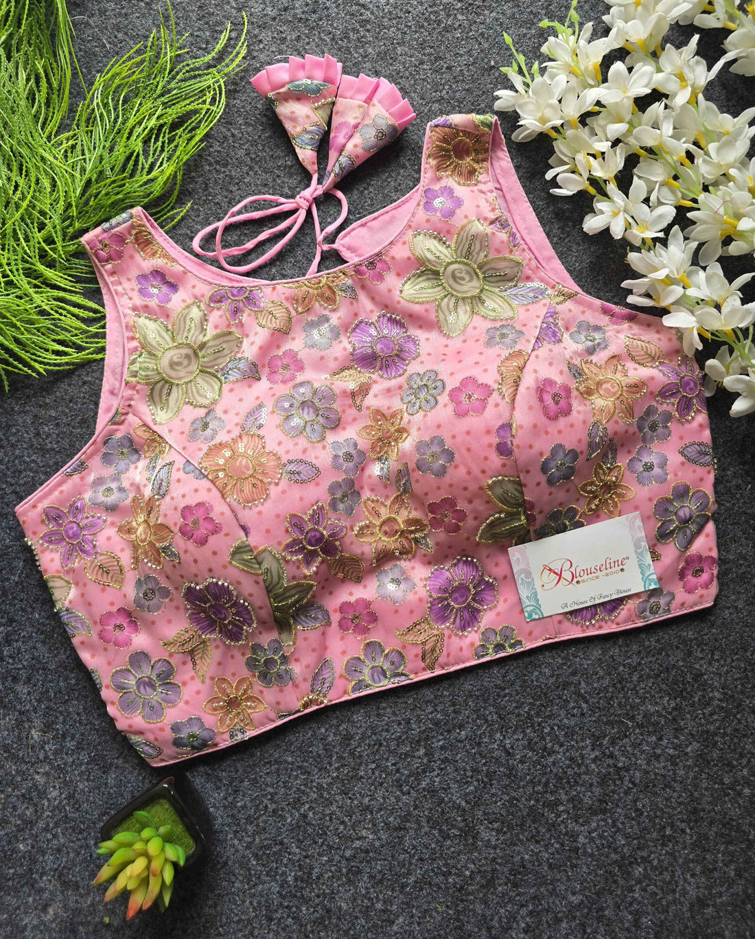 Designer jimmy Choo Blouses with Beads Work - BlouseLine