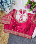 Silk Embroidered Blouse Manufacturer in Surat - BlouseLine