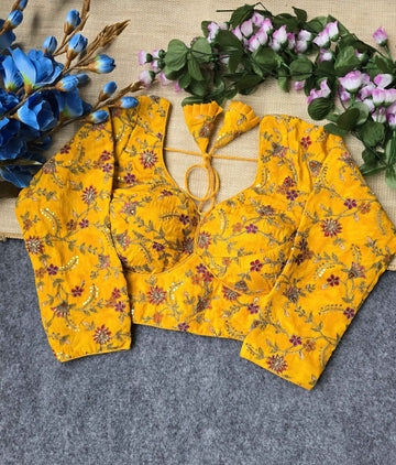 Viscose Crepe Printed Blouse Manufacturer in Surat - BlouseLine