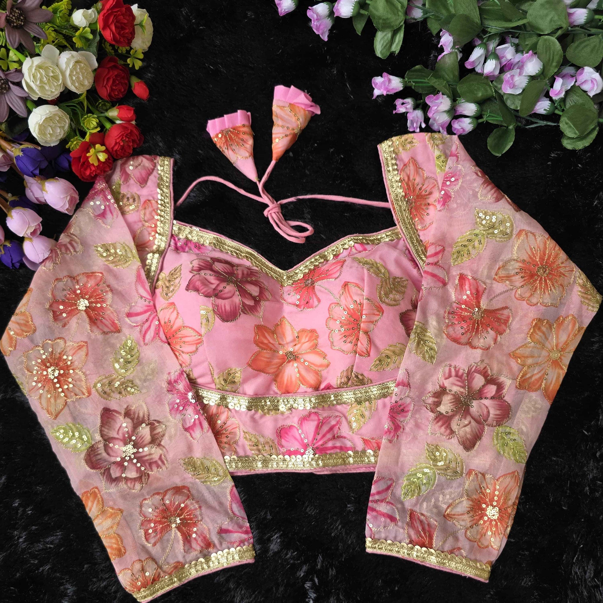 Organza Blouse Manufacturer in Surat | Wholesale | BlouseLine
