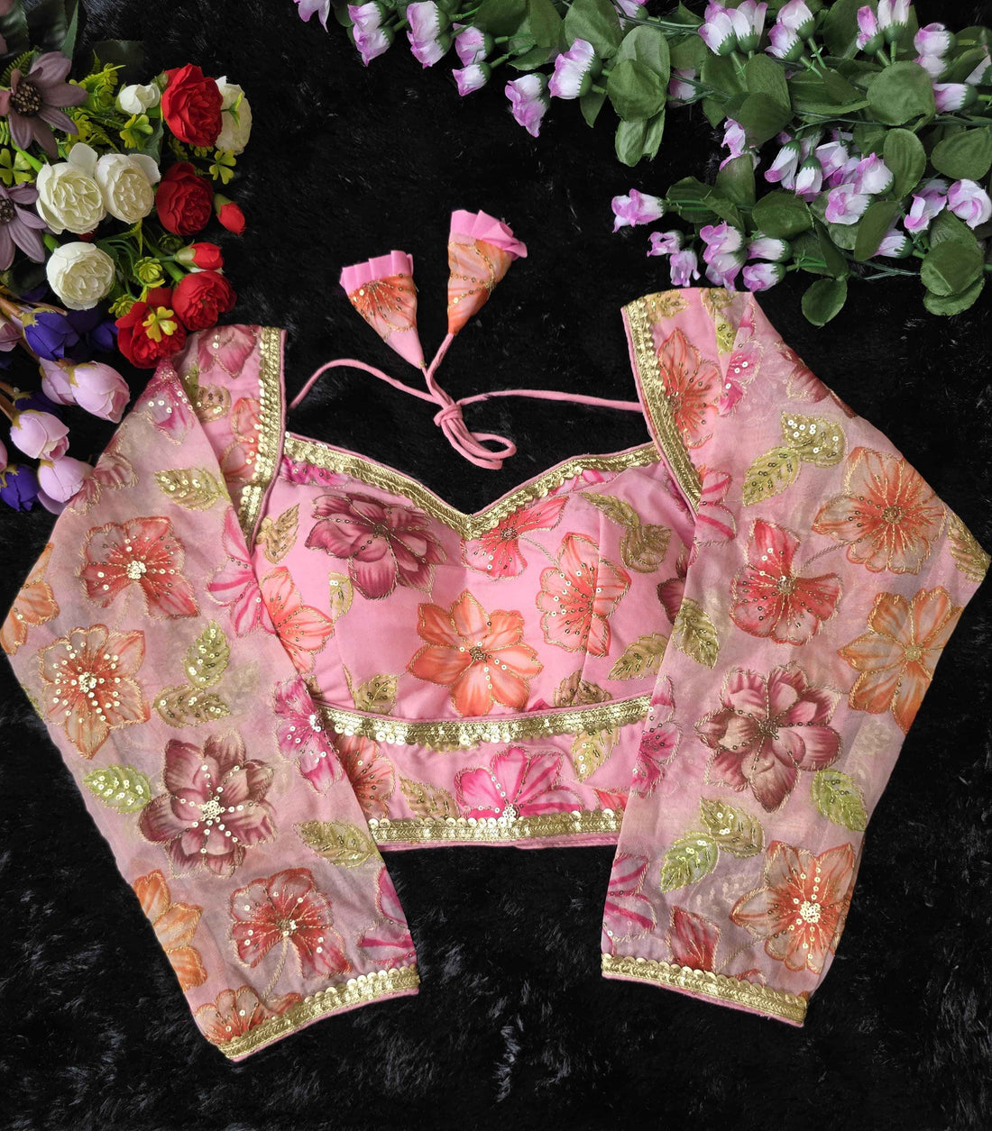 Organza Blouse Manufacturer in Surat | Wholesale | BlouseLine