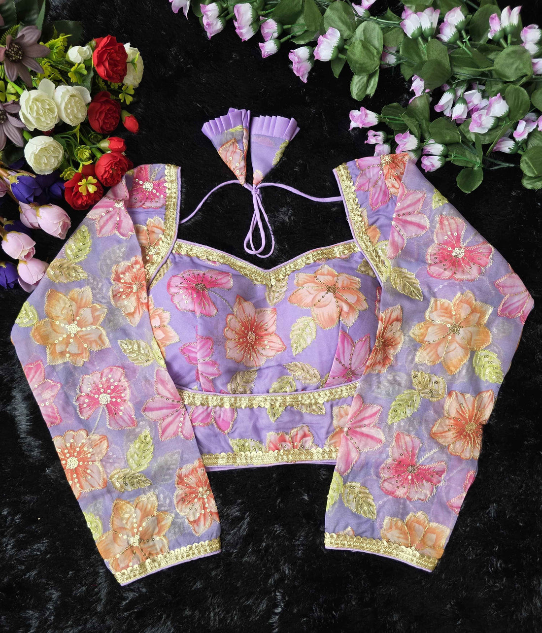 Organza Blouse Manufacturer in Surat | Wholesale | BlouseLine