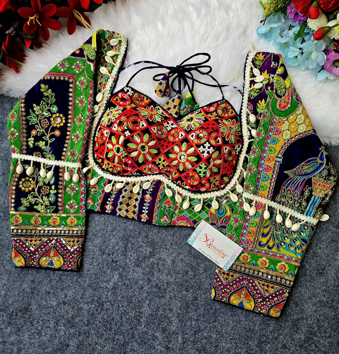 New Navratri Collection Crepe Viscose Position Blouse Manufacturer in Surat