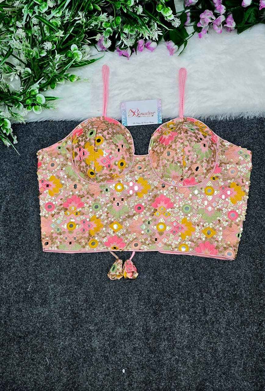 Designer Embroidery Crepe Viscose Blouse Manufacturer in Surat – BlouseLine
