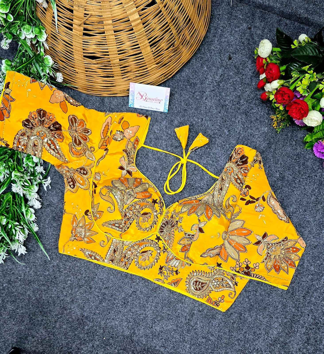 Fancy Crepe Viscose Position Print Blouse Supplier in Surat – BlouseLine