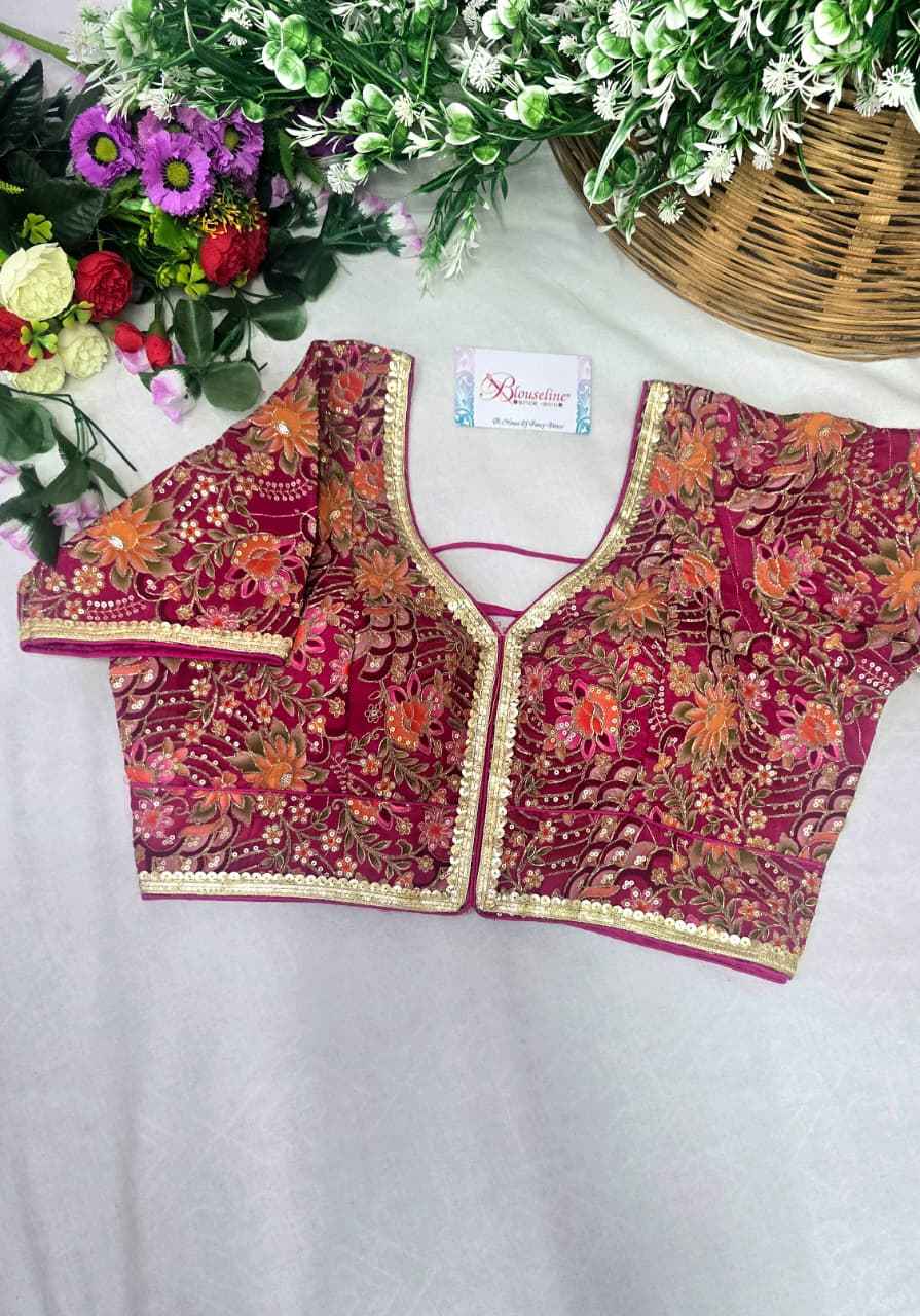 Crepe Viscose Position Print Blouse – Buy Direct Factory from BlouseLine