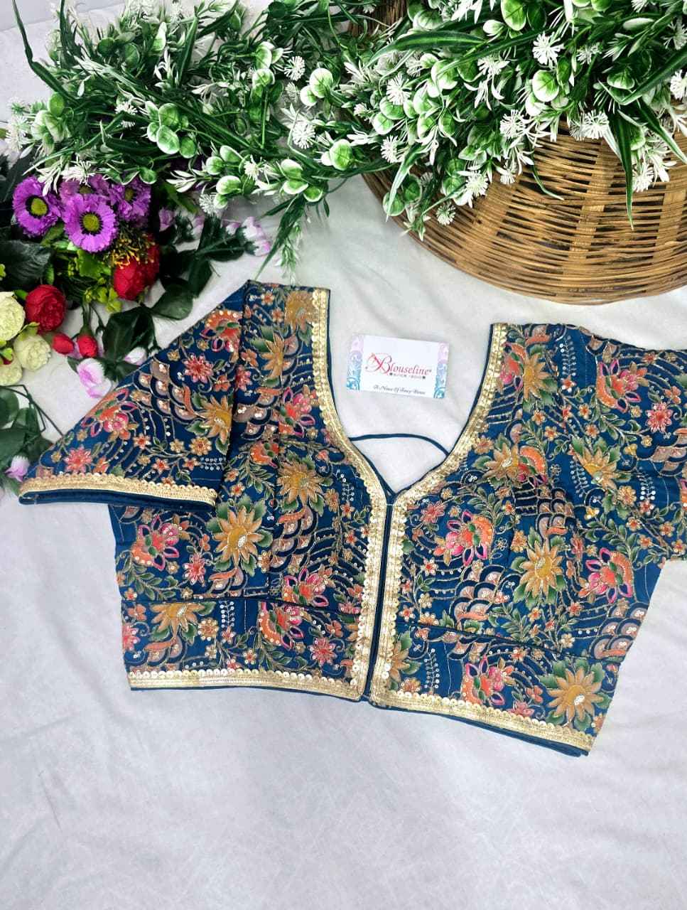 Crepe Viscose Position Print Blouse – Buy Direct Factory from BlouseLine