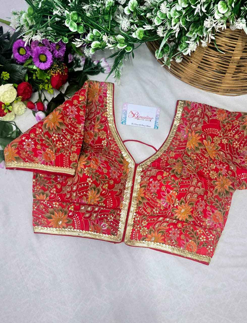 Crepe Viscose Position Print Blouse – Buy Direct Factory from BlouseLine