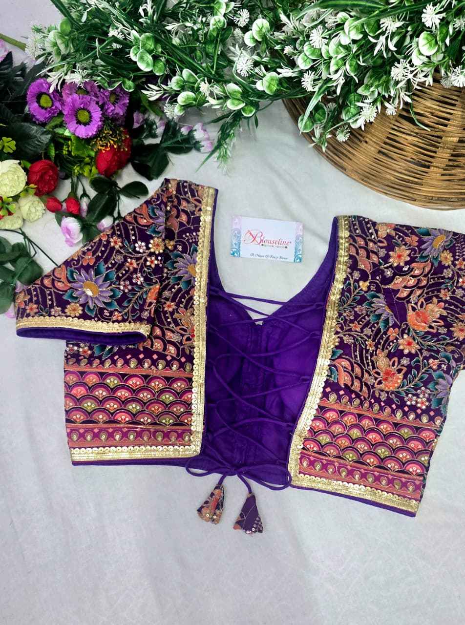 Crepe Viscose Position Print Blouse – Buy Direct Factory from BlouseLine