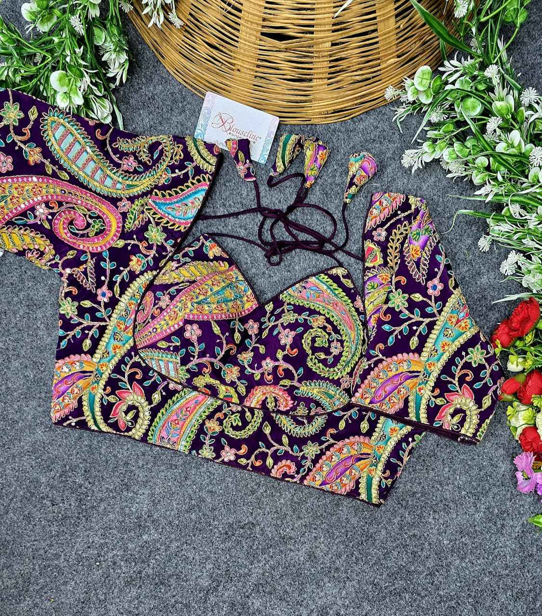 Crepe Viscose Position Print Blouse Collection – BlouseLine