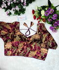 Crepe Viscose Position Print Blouse Wholesaler – BlouseLine