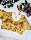 Crepe Viscose Position Print Blouse Wholesaler – BlouseLine