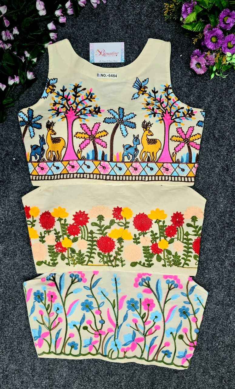Buy Special Khadi Cotton Classic Blouse – BlouseLine BL6484