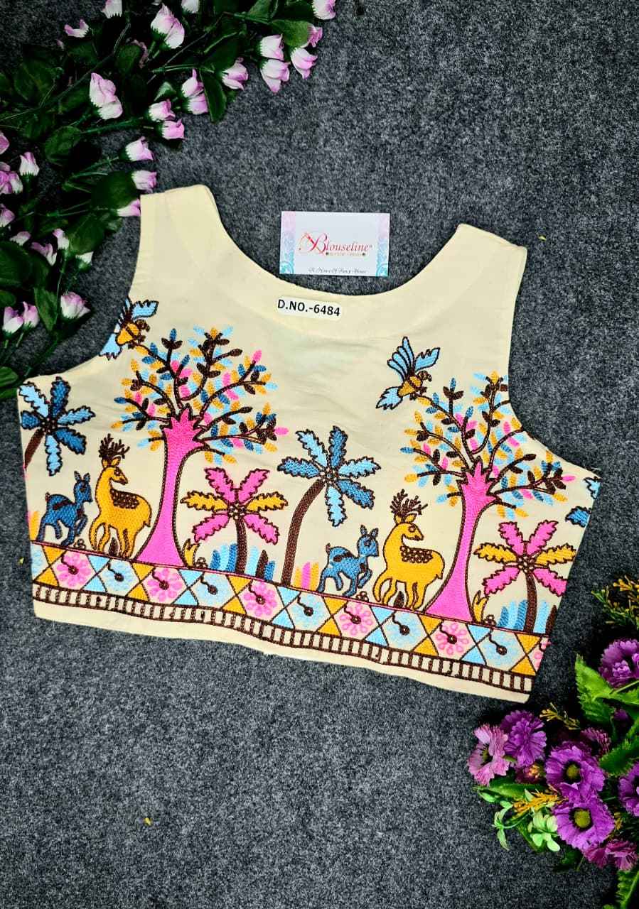 Buy Special Khadi Cotton Classic Blouse – BlouseLine BL6484