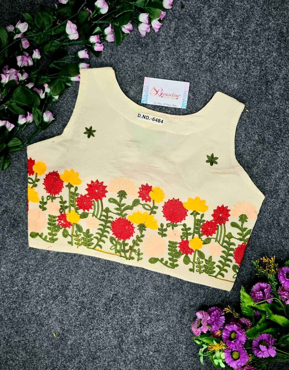 Buy Special Khadi Cotton Classic Blouse – BlouseLine BL6484