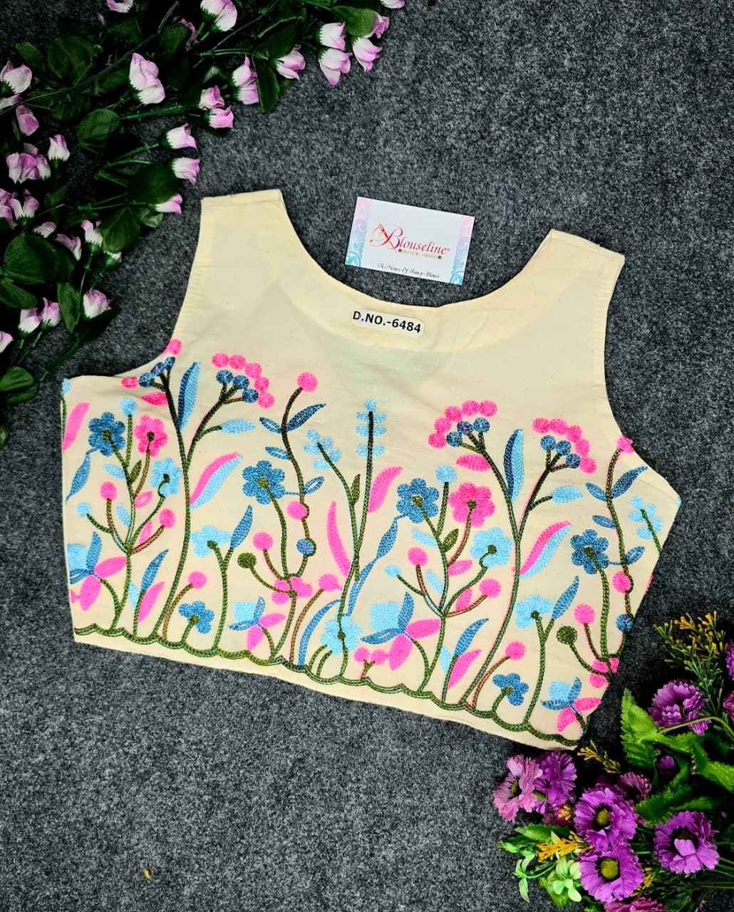 Buy Special Khadi Cotton Classic Blouse – BlouseLine BL6484