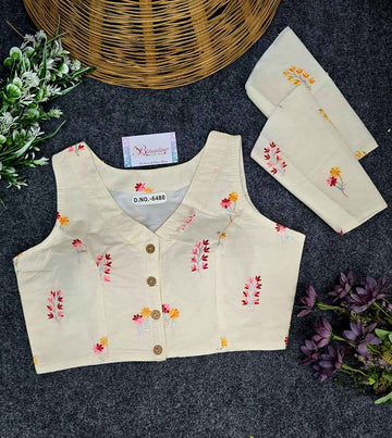 Buy Special Khadi Cotton Classic Blouse Collection – BlouseLine BL6480