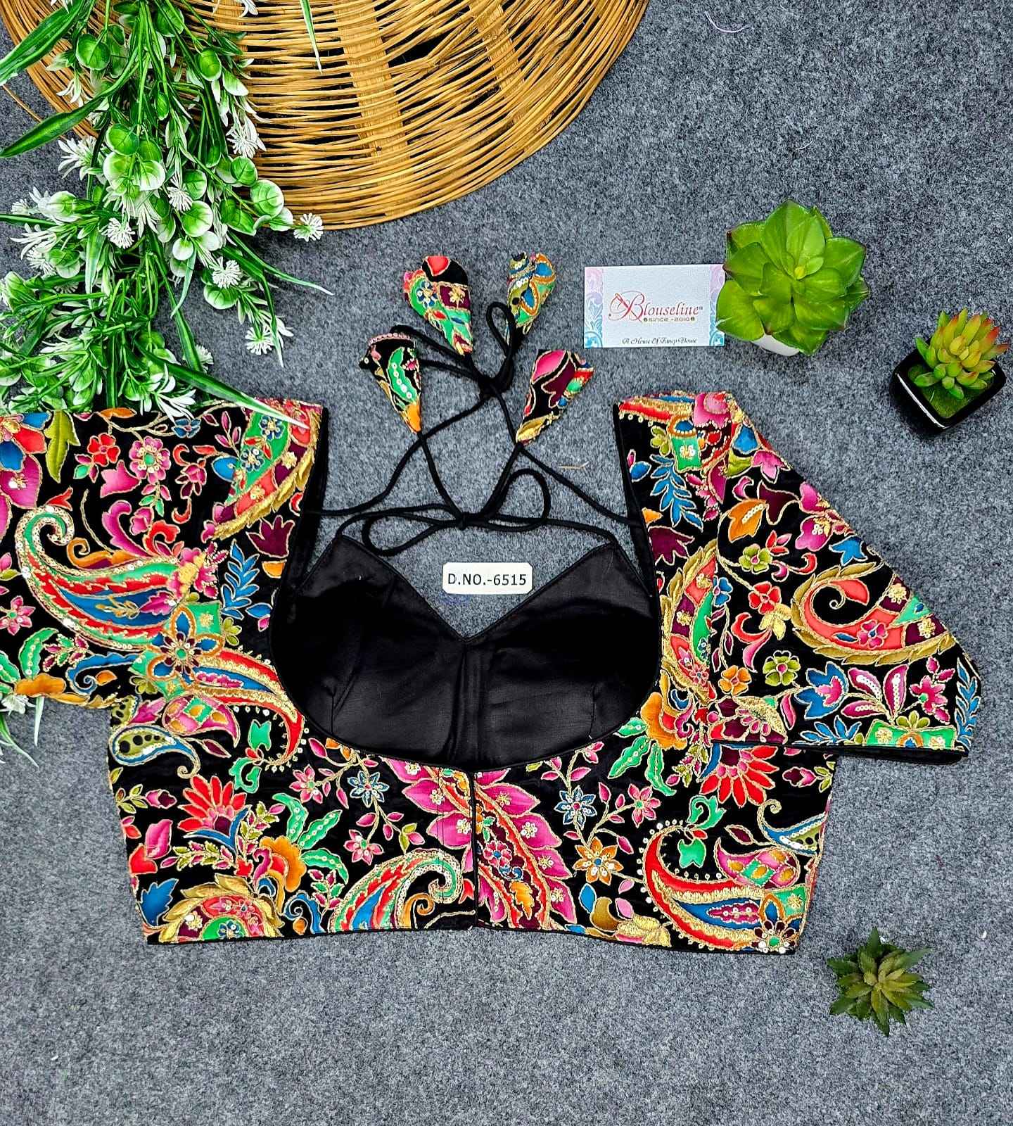 Buy Special Crepe Viscose Position Print Blouse Wholesaler – BlouseLine BL6415