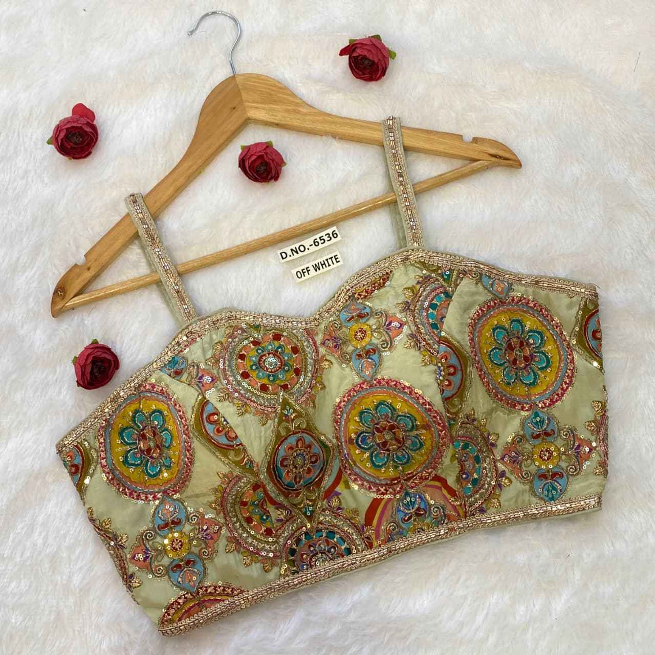 Buy Bulk Crepe Viscose Position Blouse Online – BlouseLine BL 6536