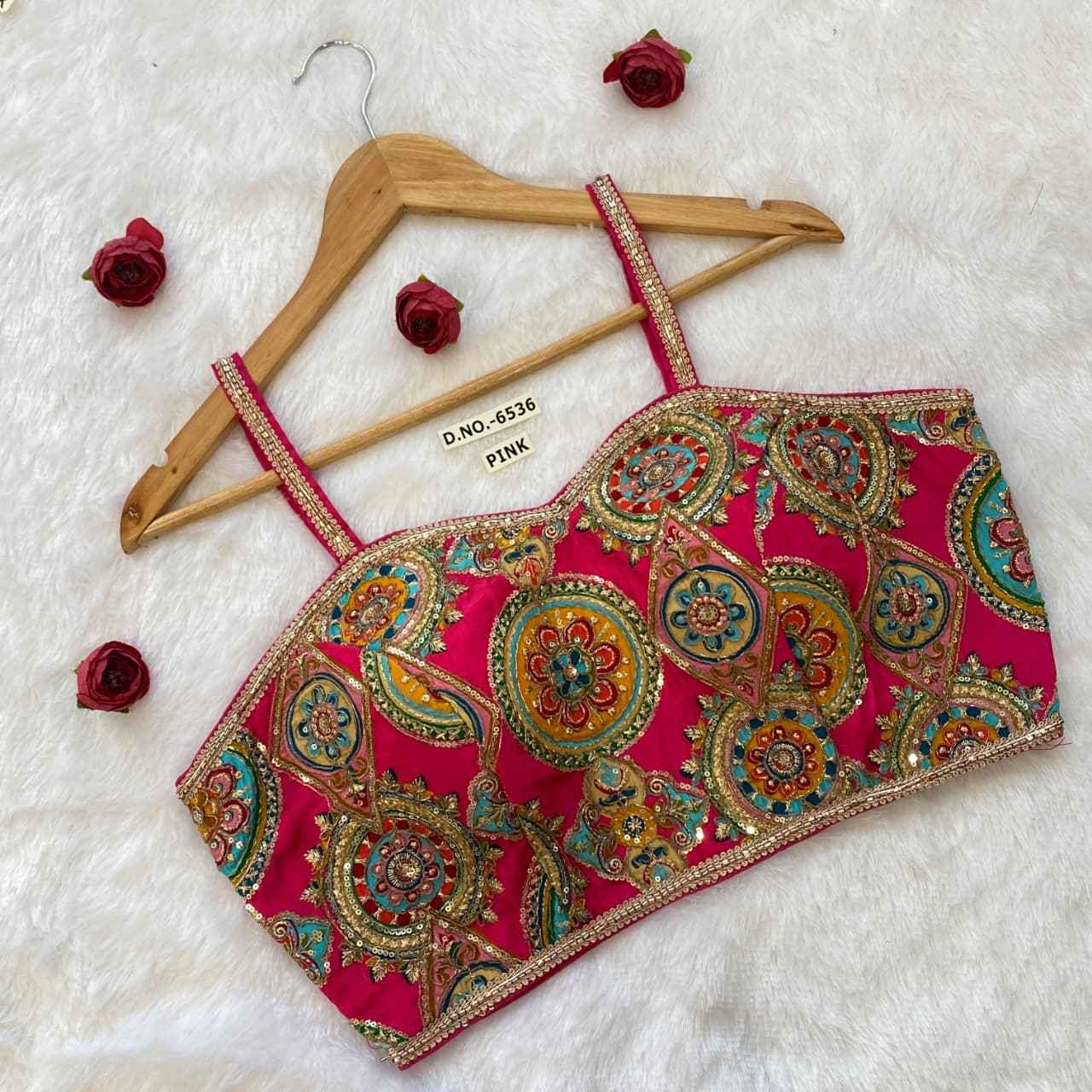 Buy Bulk Crepe Viscose Position Blouse Online – BlouseLine BL 6536