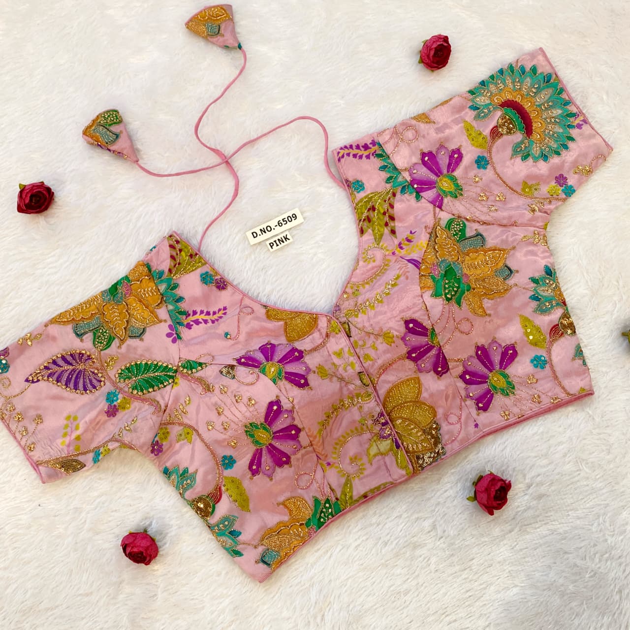 Buy Crepe Viscose Position Print Blouse – BlouseLine BL 6509