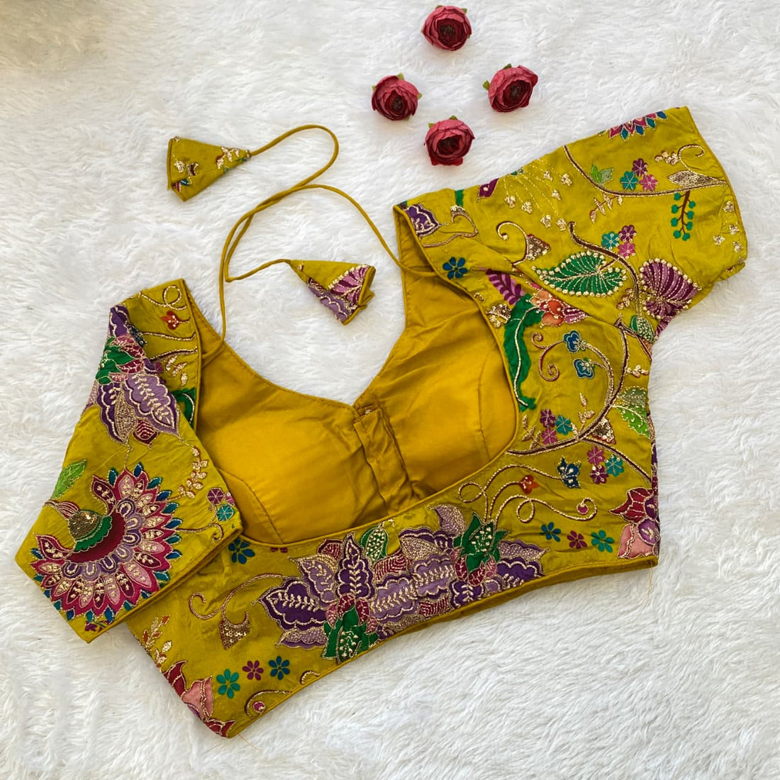 Buy Crepe Viscose Position Print Blouse – BlouseLine BL 6509