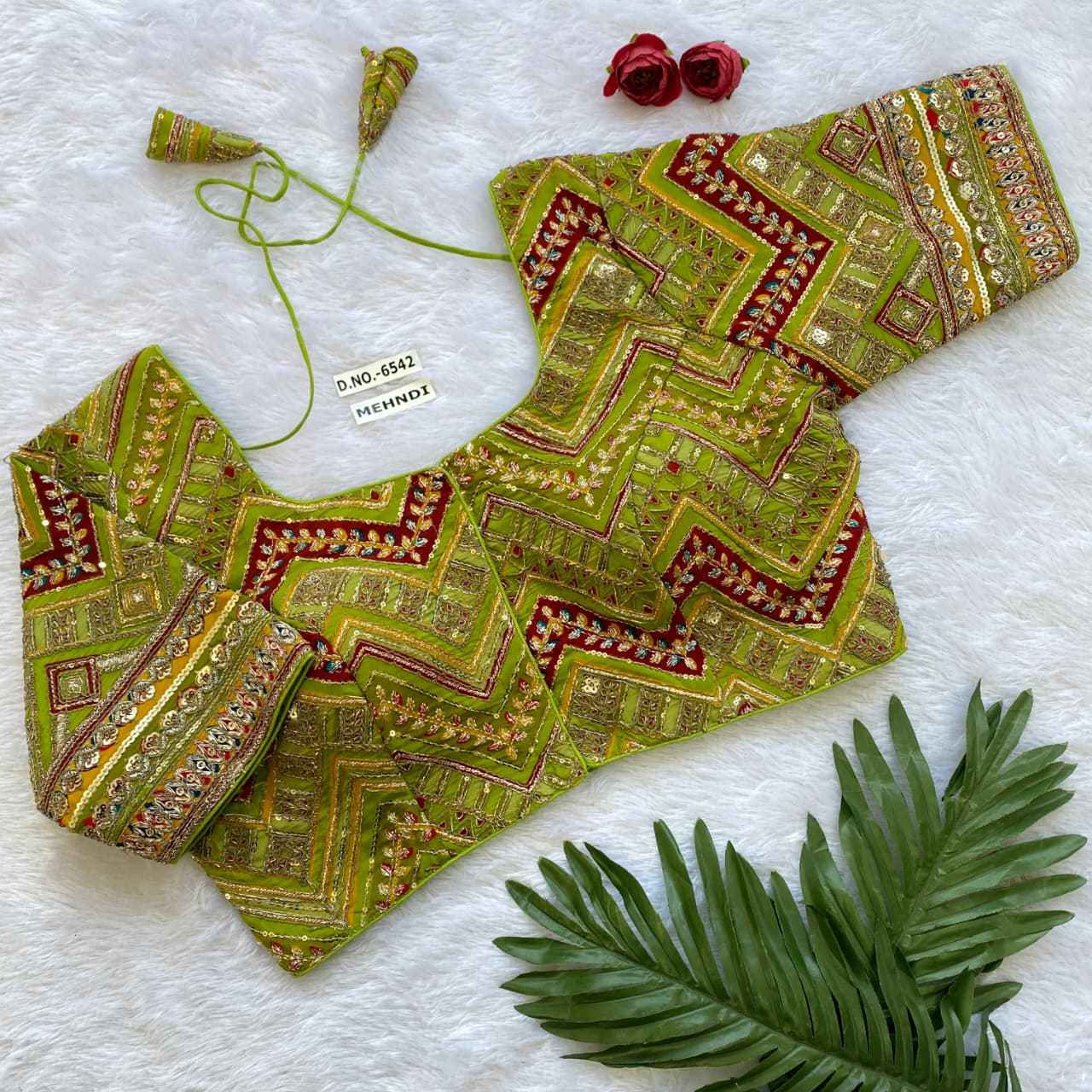 Wholesale Crepe Viscose Pojisan Blouse Dealer – BlouseLine  BL 6542