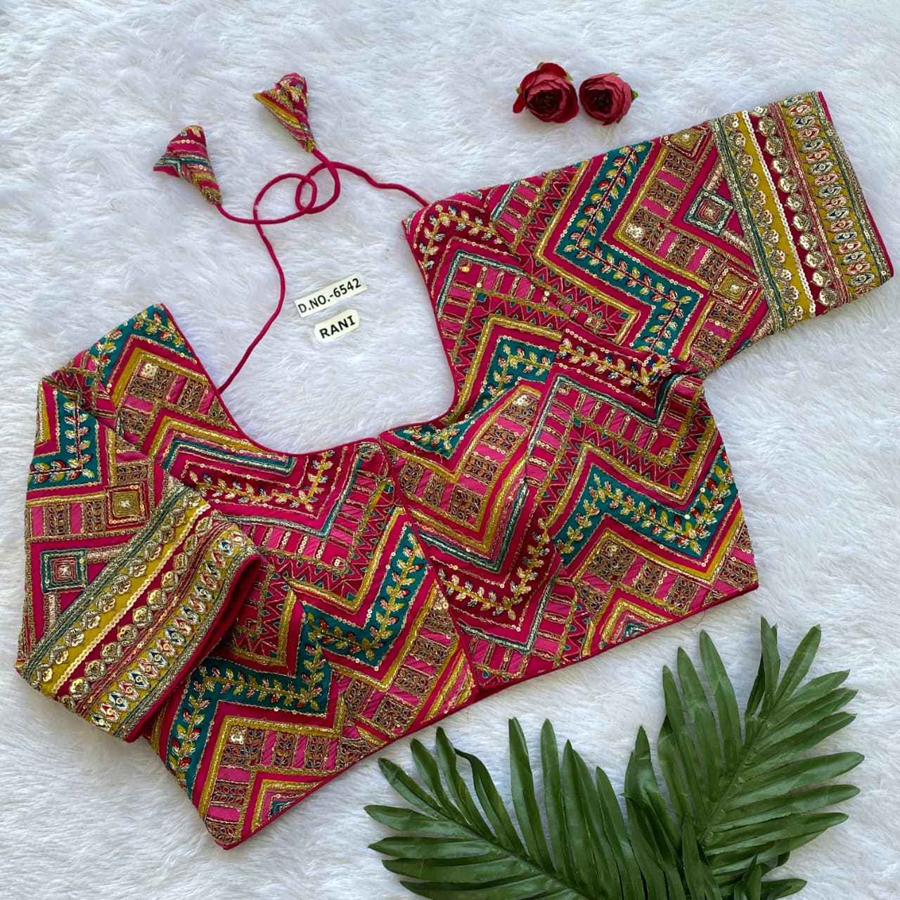 Wholesale Crepe Viscose Pojisan Blouse Dealer – BlouseLine  BL 6542