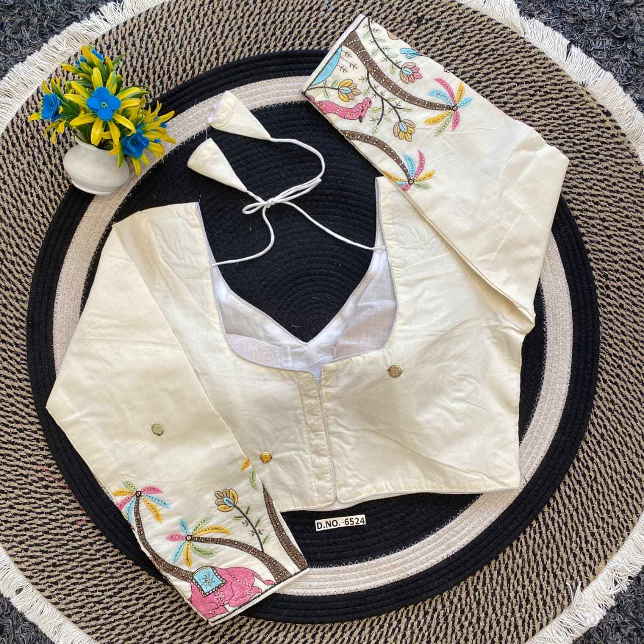 Khadi Blouse: Shop Latest Designs Online in India – BlouseLine BL 6524