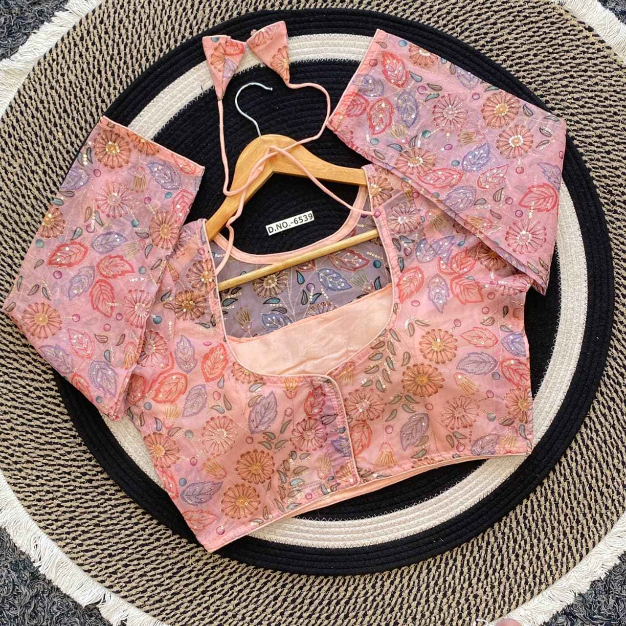 Buy Organza Blouse Designs Latest – BlouseLine BL 6539