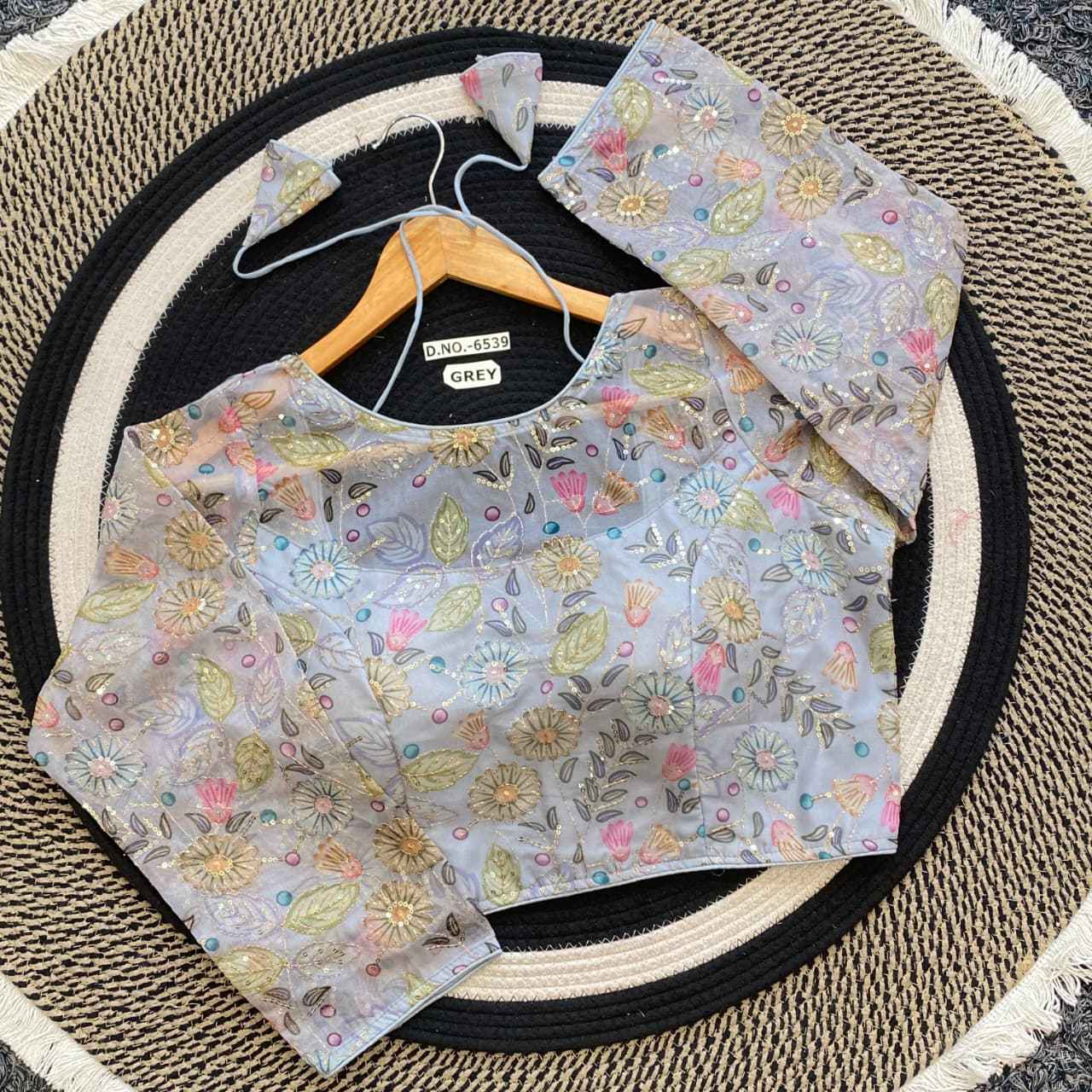 Buy Organza Blouse Designs Latest – BlouseLine BL 6539