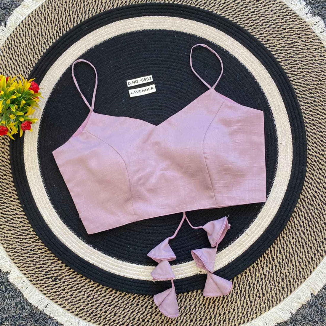 Buy Slub Silk Blouse Online at BlouseLine Surat BL 6582