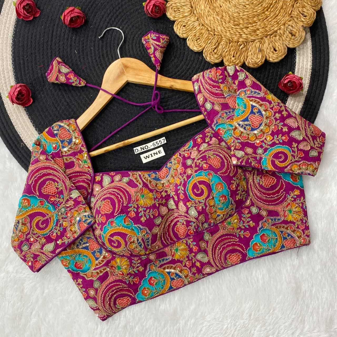 Buy Trendy Collection Crepe Viscose Position Blouse – BlouseLine BL 6557