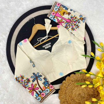 Wholesale Designer Khadi Cotton Blouse Surat – BlouseLine BL 6581