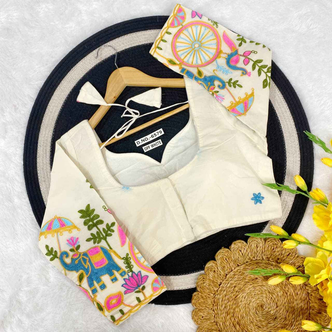 Bulk Khadi Cotton Blouse Dealer Gujarat – BlouseLine BL 6574