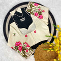 Latest Fashion Khadi Cotton Embroidery Blouse Manufacturer – BlouseLine  BL 6578