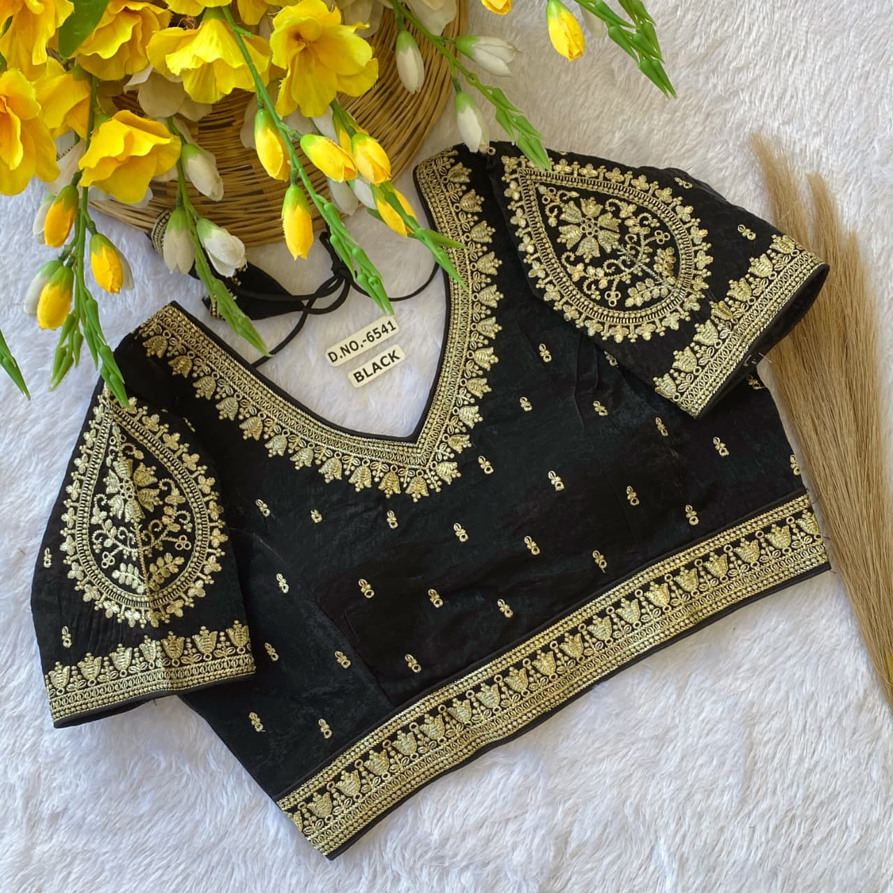 Buy Fendy Silk Embroidery Blouse Online – BlouseLine BL 6541