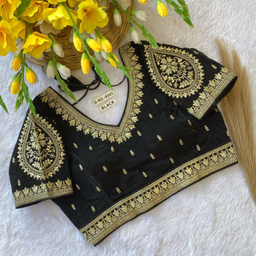 Buy Fendy Silk Embroidery Blouse Online – BlouseLine BL 6541