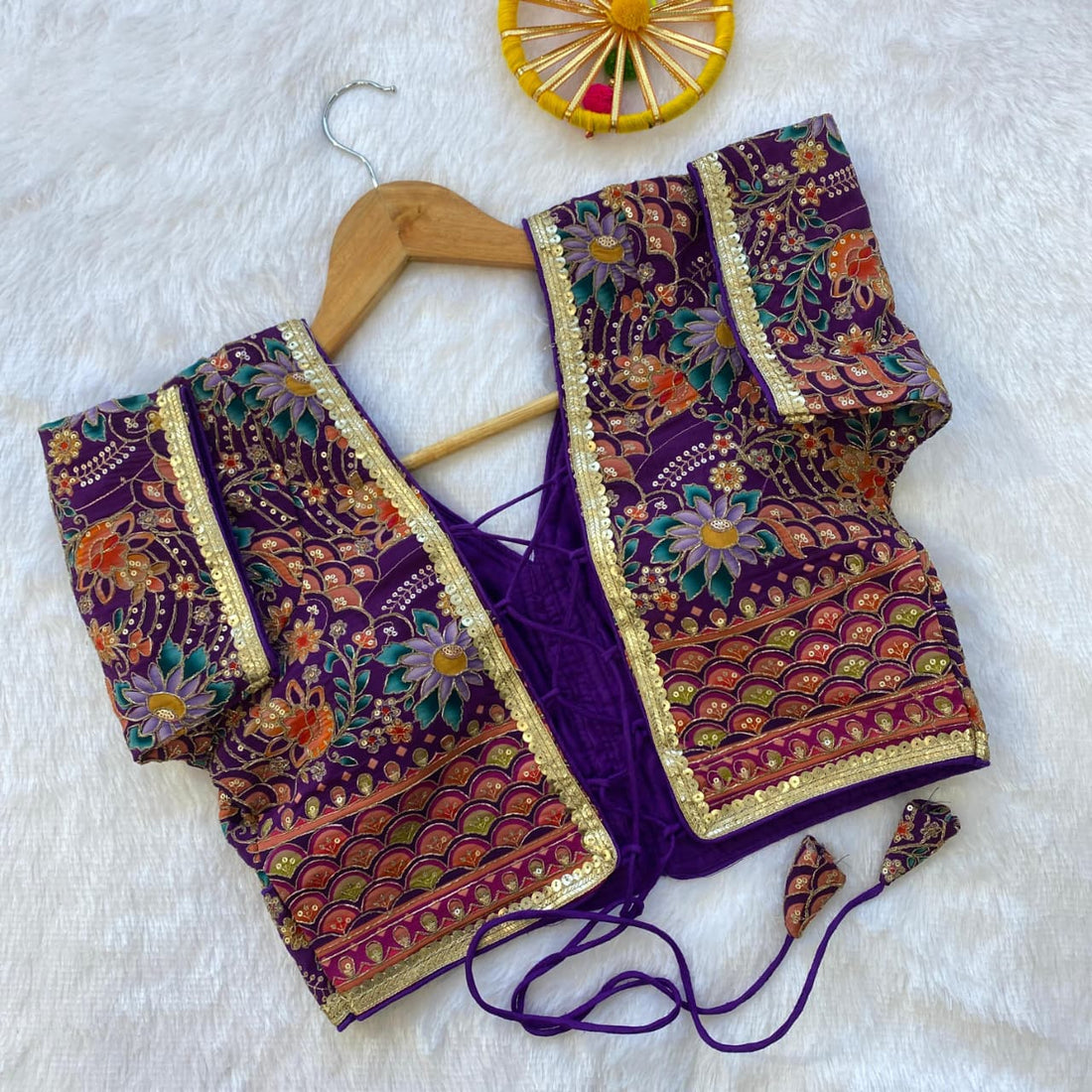 Crepe Viscose Position Print Blouse – Buy Direct Factory from BlouseLine BL 6459