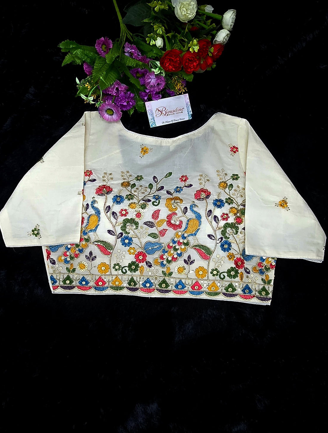 Designer Khadi Embroidery Blouse Manufacturer in Surat